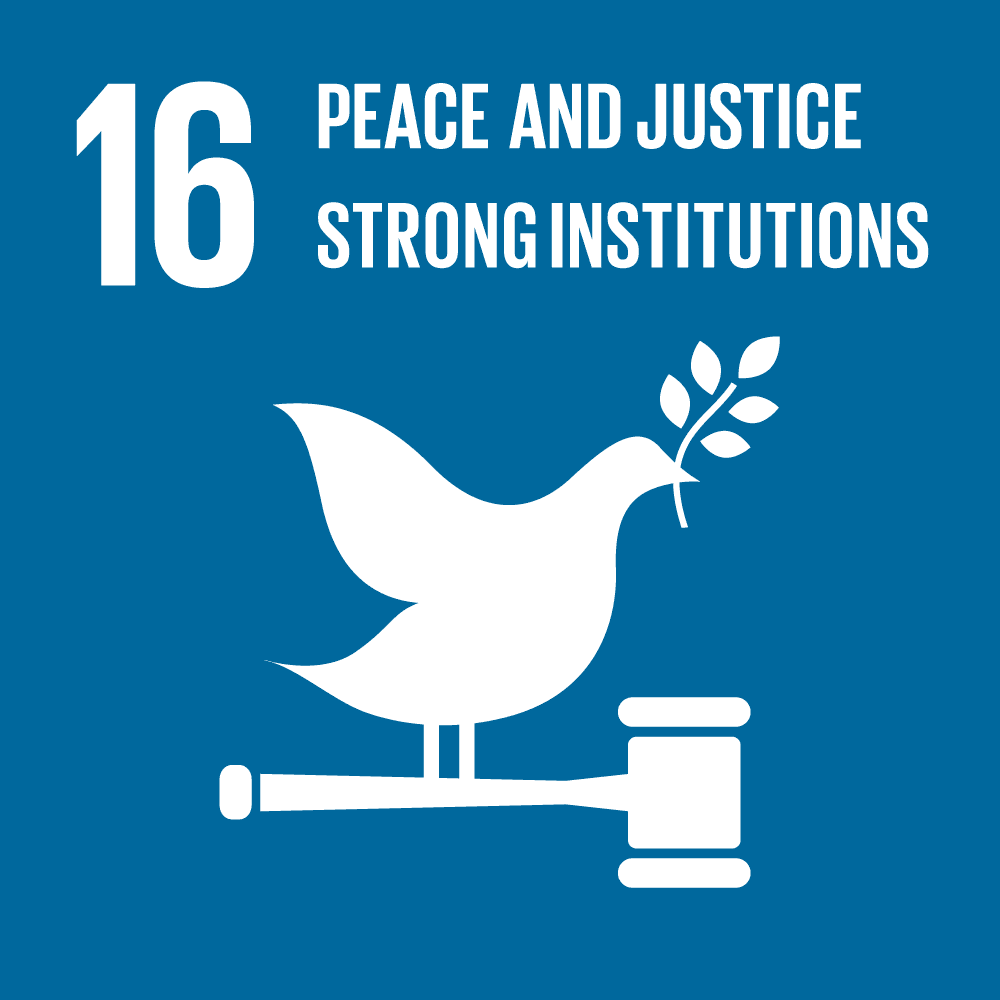 Goal 16: Peace, Justice and Strong Institutions